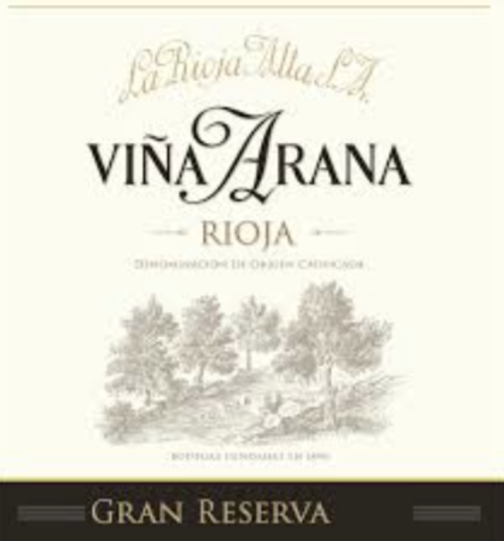 (image for) La Rioja Alta Vina Arana Gran Reserva 2014 (Penin 96) (WAS:$80++)